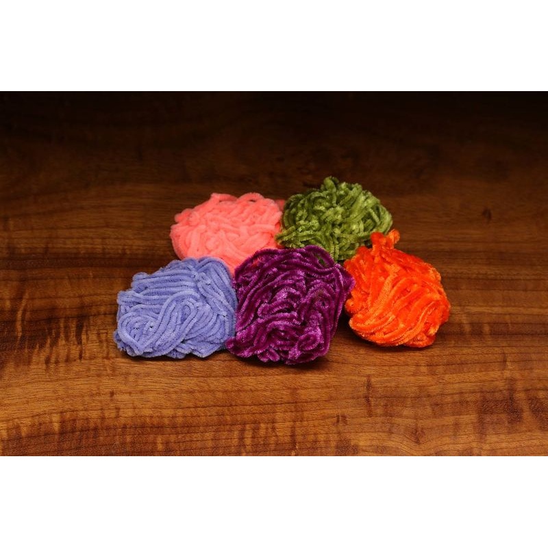 Medium Chenille|Black|Brown|Coffee|Dark Brown|Dark Olive|Fl. Fire Orange|Fl. Shrimp Pink|Lt. Olive|Orange|Purple|Red|White|Yellow