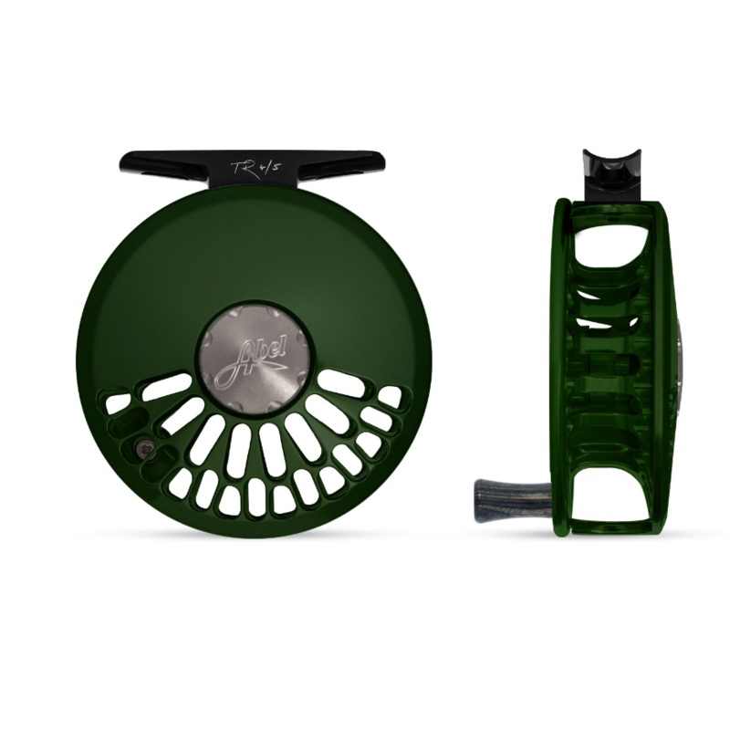 Abel TR Series Fly Reel|4/5|5/6|Satin Deep Green/Ebony|Black/Ebony|Deep Green|Satin Platinum