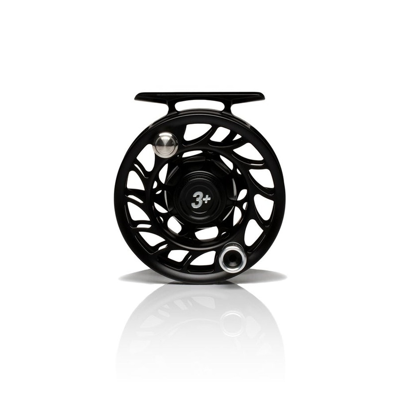 Hatch Iconic Fly Reel, 3 Plus|Black/Silver|Clear/Blue|Clear/Red|Gray/Black