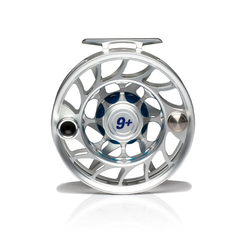 Hatch Iconic Fly Reel, 9 Plus|Clear/Blue|Black/Silver|Gray/Black|Clear/Red|Large Arbor|Mid Arbor