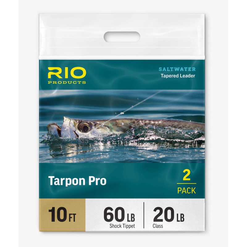 RIO Tarpon Pro Leader- 2 pack|60lb Test/30lb Class|80lb Test/30lb Class