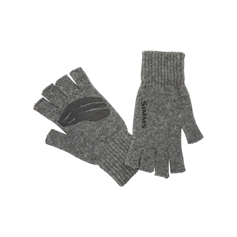 Simms Wool Half Finger Mitt|S/M|L/XL|Steel
