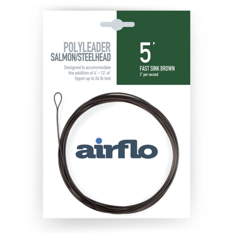 AIRFLO POLYLEADER – 5′ SALMON & STEELHEAD