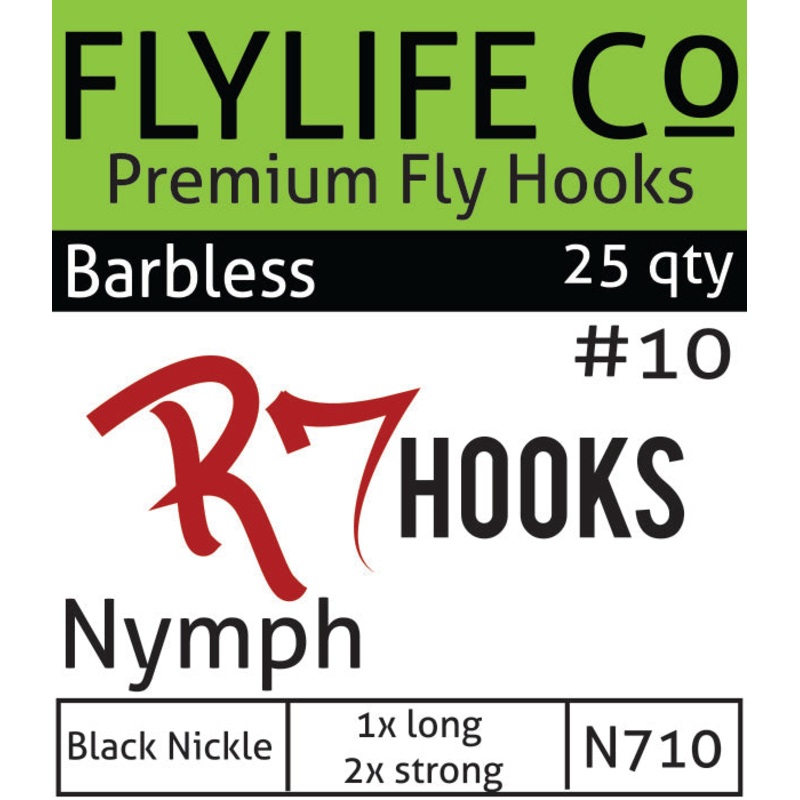 FLY LIFE CO R7 NYMPH HOOK|10|12|14|16|18