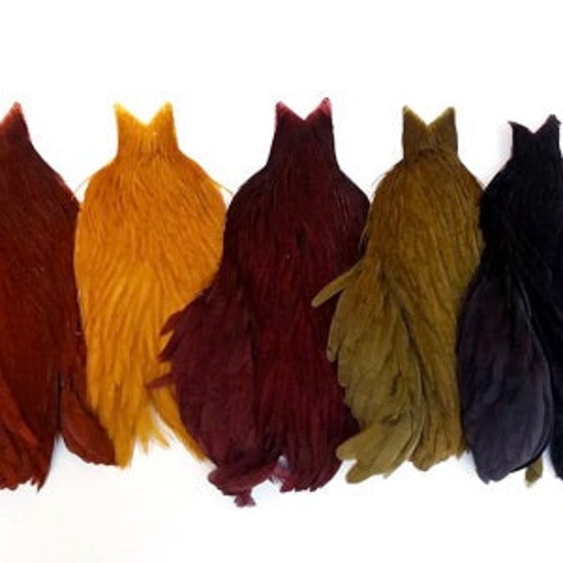 WHITING HEN CAPE|Grizzly|Cream|Brown|Black|Pale Watery Dun|Natural dun|Medium Ginger|Dark Olive Grizzly