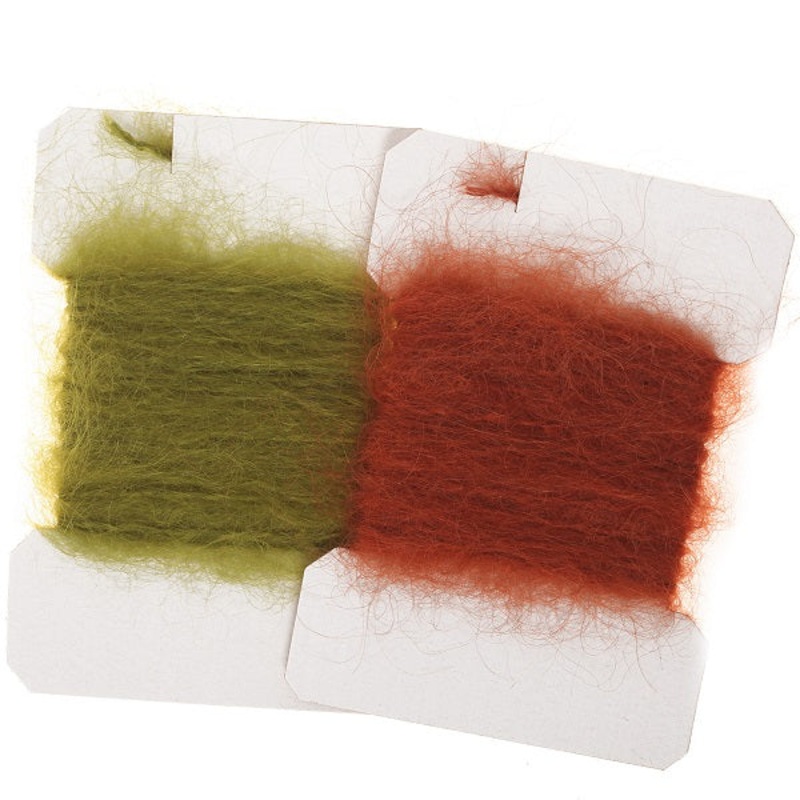 FLY LIFE CO LEECH YARN|White|Red|Orange|Olive|Purple|Dark Brown|Green Highlander|Black|Rust