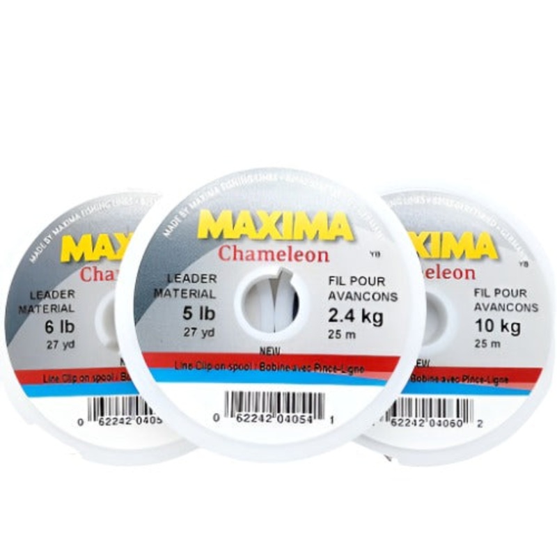 MAXIMA CHAMELEON LEADER|20 lb|15 lb|12 lb|10 lb|8 lb|6 lb|5 lb|4 lb
