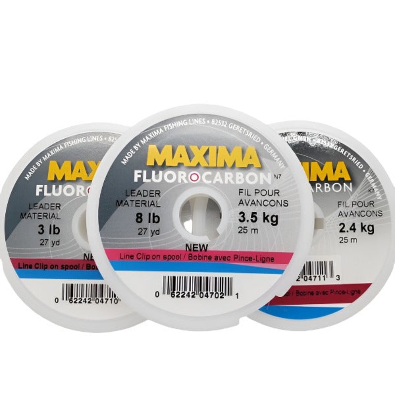 MAXIMA FLUOROCARBON LEADER|15 lb|10 lb|8 lb|6 lb|5 lb|4 lb|3 lb