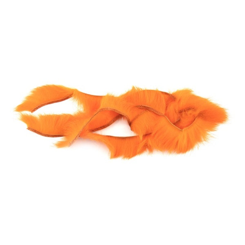 SHOR – CROSSCUT RABBIT STRIPS|BLACK|PURPLE|OLIVE|NATURAL BROWN|FL PINK|FL ORANGE|CHINCHILLA|WHITE|ORANGE|FL CHARTREUSE|YELLOW|RUSTY BROWN|RED|FL RED|DARK OLIVE