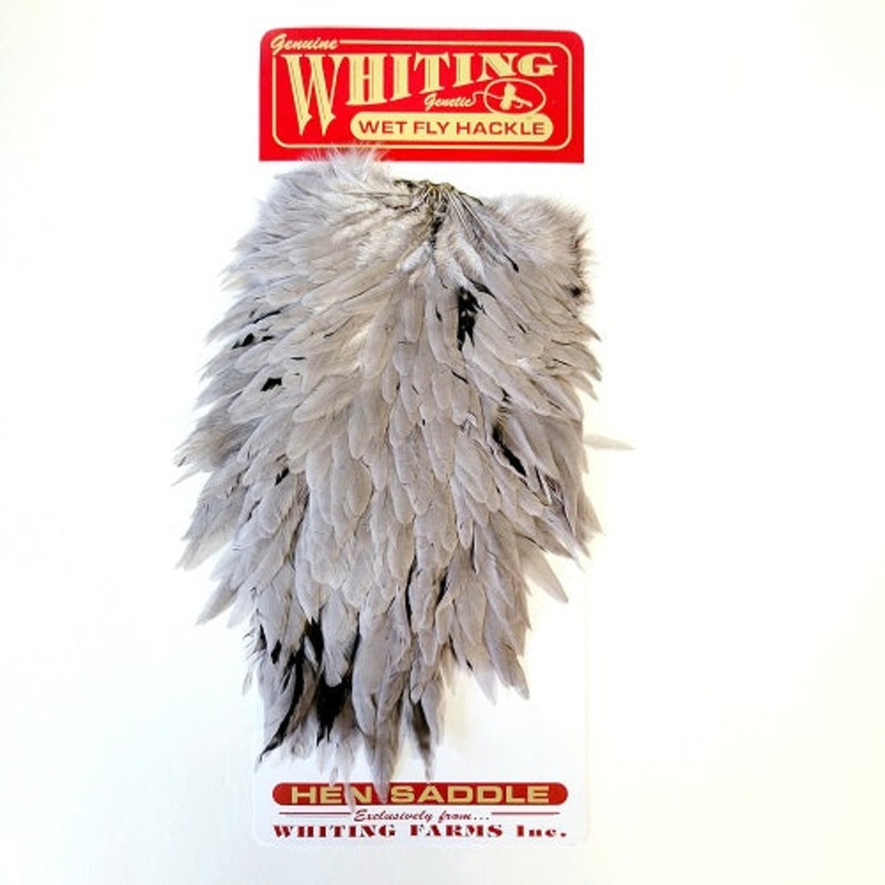 WHITING HEN SADDLE|Grizzly|Grizzly Dark Olive|Cream|Brown|Black|Medium Dun|Light Dun|Medium Ginger