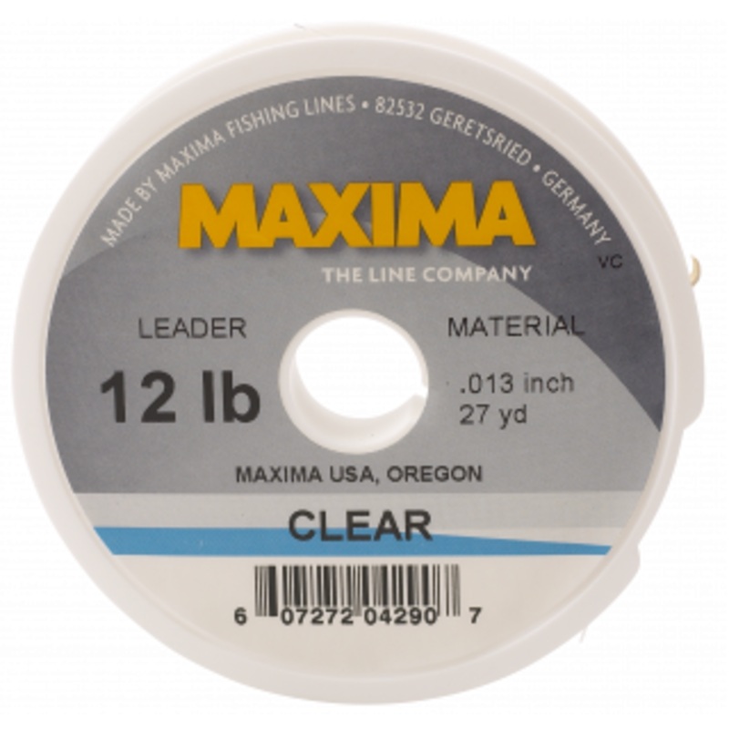 MAXIMA CLEAR LEADER|20 lb|15 lb|12 lb|10 lb|8 lb|6 lb|5 lb|4 lb