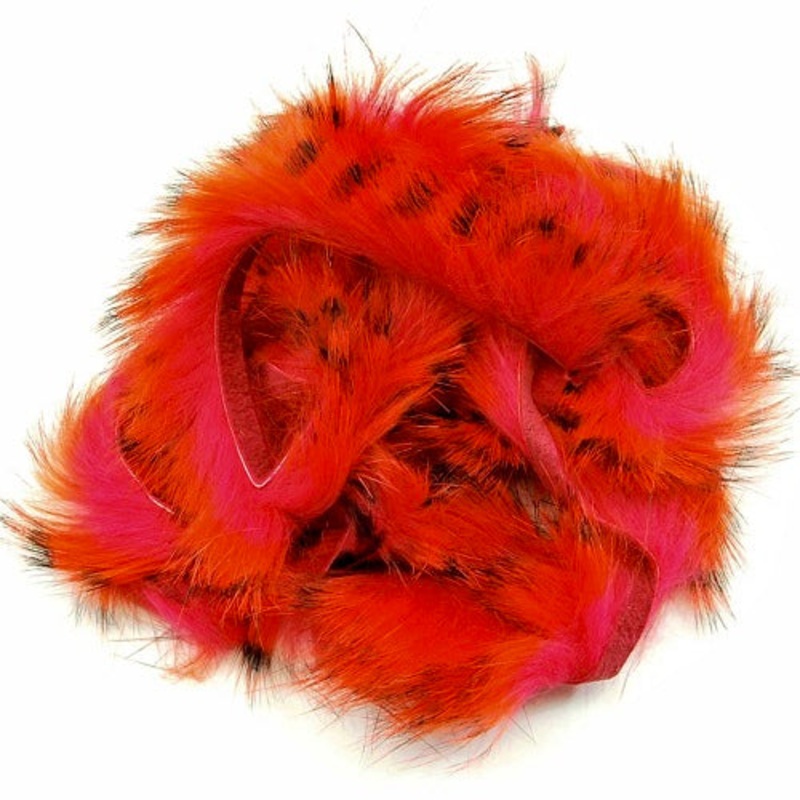 TIGER BARRED RABBIT STRIPS|ORANGE BLACK / YELLOW|ORANGE BLACK / TAN|BLUE BLACK / WHITE|MAHI GREEN BLACK / CHARTREUSE|ORANGE BLACK / FL YELLOW / CHARTREUSE|HOT ORANGE BLACK / WHITE|HOT PINK BROWN / SHRIMP PINK|HOT PINK BLACK / WHITE|PINK BROWN / CHARTREUSE