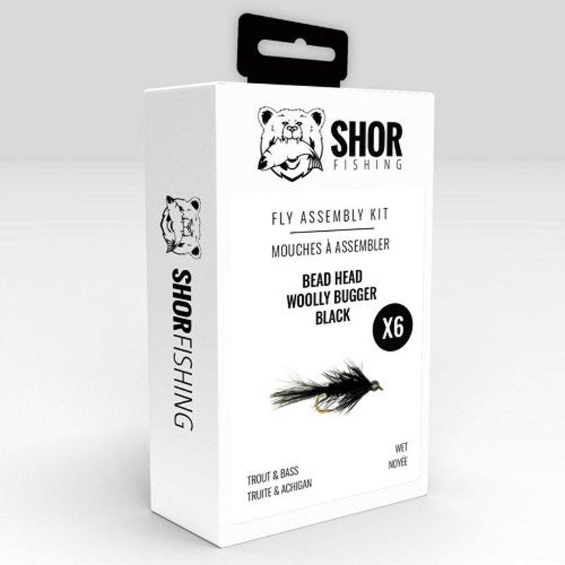 SHOR – BEAD HEAD WOOLLY BUGGER ASSEMBLY KIT