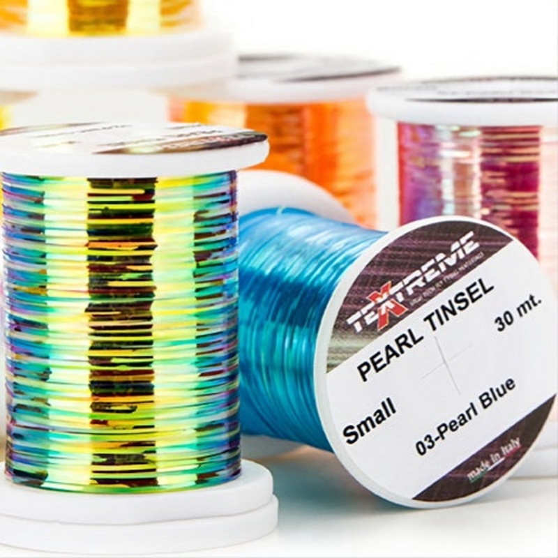 TEXTREME – PEARL TINSEL|PEARL RAINBOW|PEARL GREEN|PEARL BLUE|PEARL RED|PEARL YELLOW|PEARL FL YELLOW|PEARL FL ORANGE