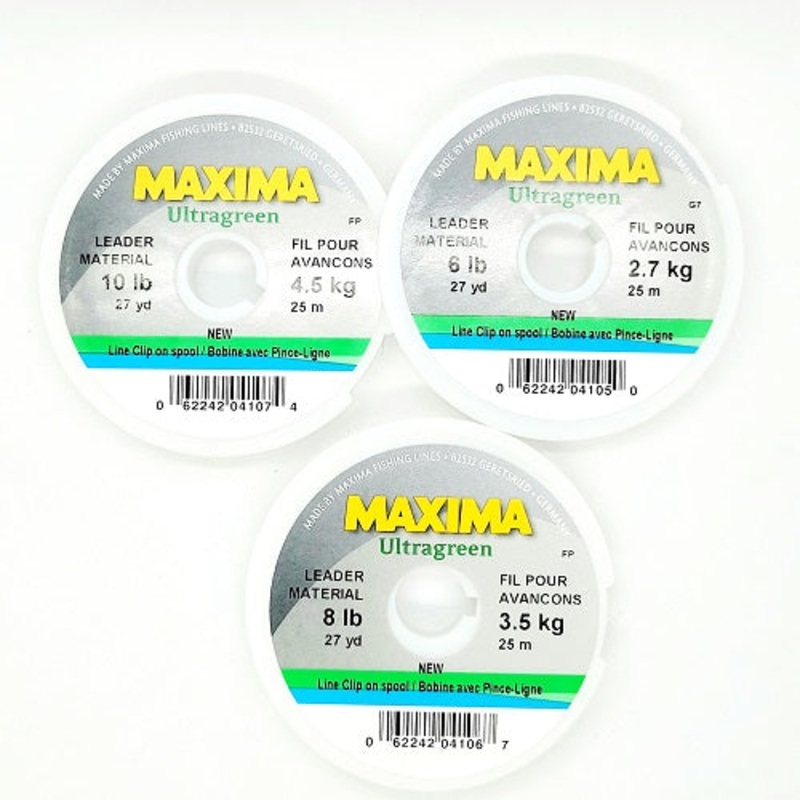 MAXIMA ULTRAGREEN|20 lb|15 lb|10 lb|8 lb|6 lb|5 lb