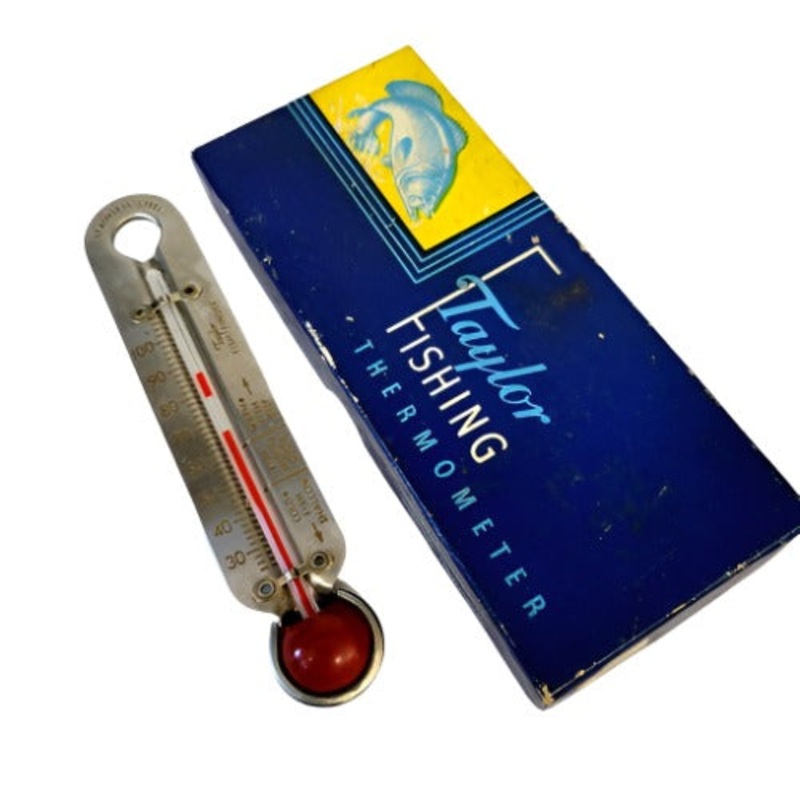 VINTAGE TAYLOR FISHING THERMOMETER No 5280