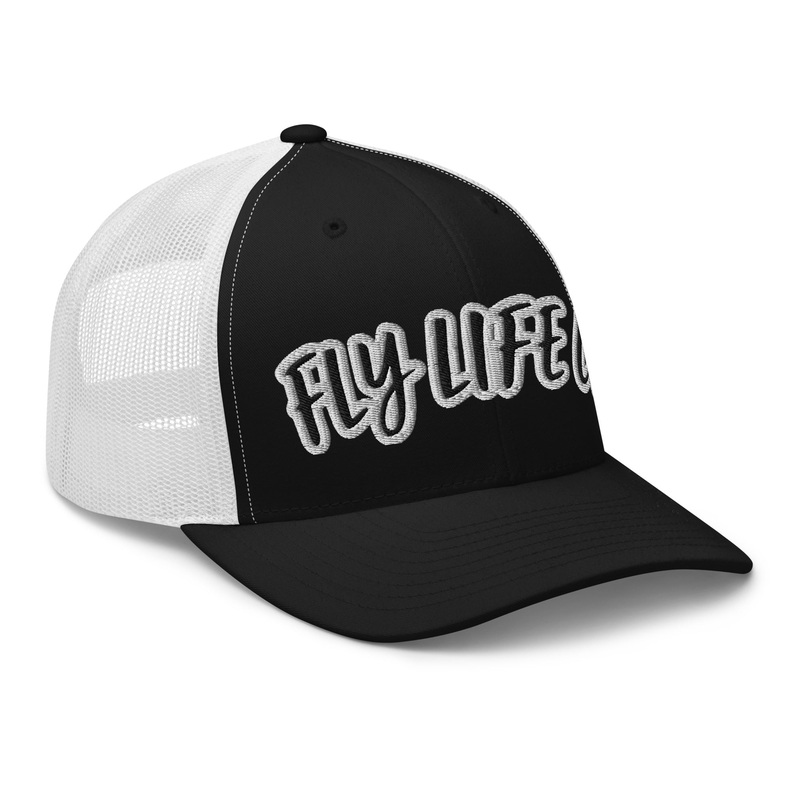 FLY LIFE CO BLACK OUT TRUCKER HAT