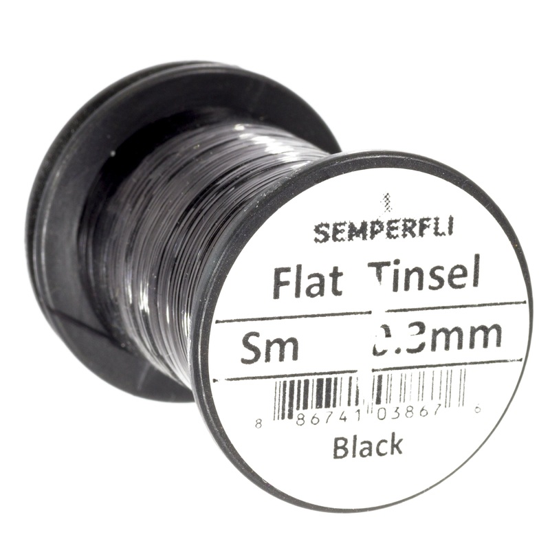 Tinsel|Flat Tinsel Black|Flat Tinsel Blue|Flat Tinsel Copper|Flat Tinsel Dark Pink|Flat Tinsel Green|Flat Tinsel Pearl|Flat Tinsel Red|Flat Tinsel Kingfisher (Teal)|Flat Tinsel Large Gold|Flat Tinsel Medium Gold|Flat Tinsel Thin Gold|Flat Tinsel Large Sil