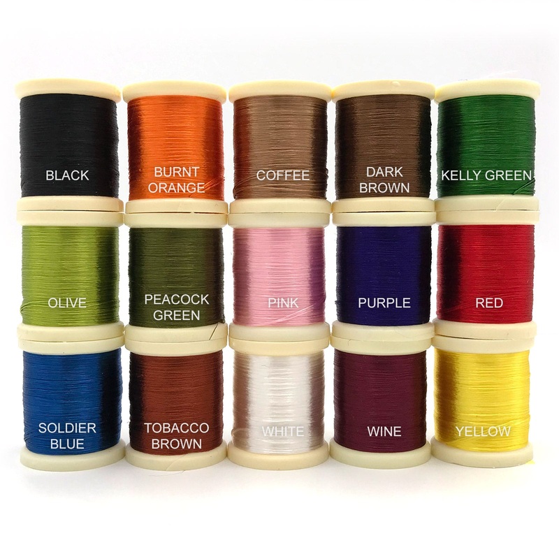 Danville 4-Strand Rayon Floss|Black|Burnt Orange|Coffee|Dark Brown|Kelly Green|Olive|Peacock Green|Pink|Purple|Red|Soldier Blue|Tobacco Brown|White|Wine|Yellow