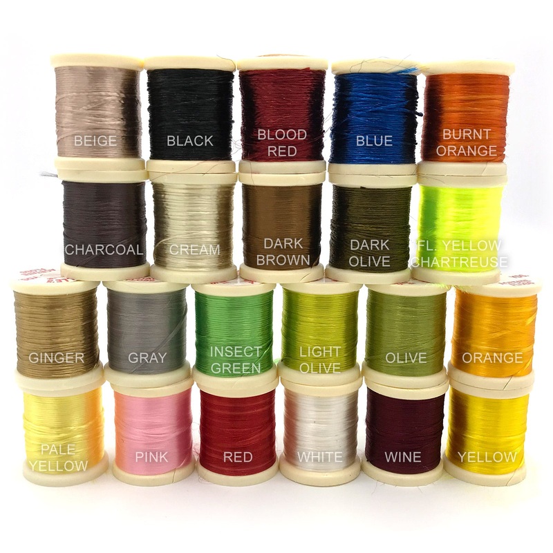 Danville Acetate Floss|Beige|Black|Blood Red|Blue|Burnt Orange|Charcoal|Cream|Dark Brown|Dark Olive|Fluorescent Yellow Chartreuse|Ginger|Grey|Insect Green|Light Olive|Olive|Orange|Pale Yellow|Pink|Red|White|Wine|Yellow