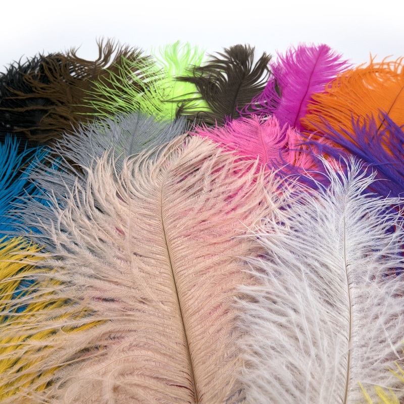 Hareline Ostrich Herl|Black|Brown|Chartreuse|Dark Gray|Fluorescent Cerise|Fluorescent Orange|Hot Orange|Kingfisher Blue|Light Gray|Olive|Pink|Purple|Red|Scud Gray Olive|Scud Orange|Scud Tan|White|Yellow