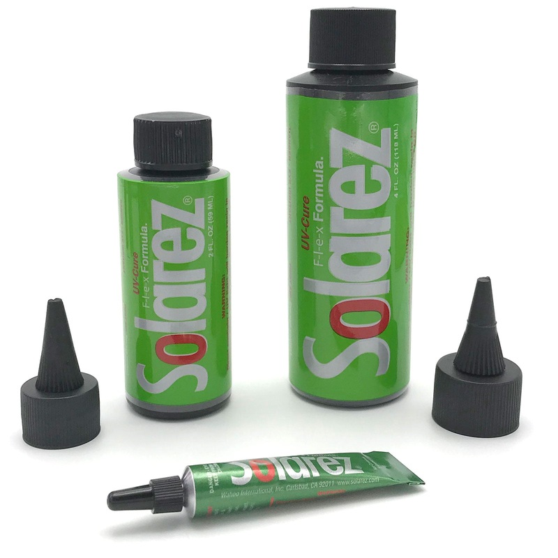Solarez Fly-Tie FLEX UV Resin|5 gram tube|2 oz bottle|4 oz bottle