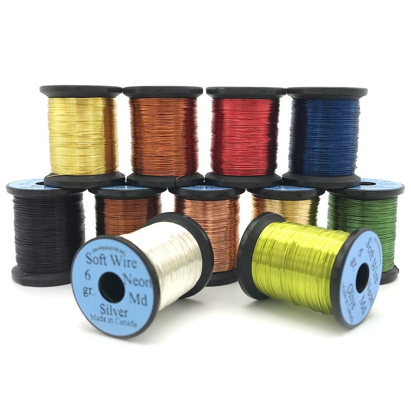 UNI Soft Wire|Small (.008″ / 33 Gauge)|Medium (.011″ / 30 Gauge)|Large (.016″ / 27 Gauge)|Black|Brown|Gold|Green|Natural Copper|Neon Olive|Neon Silver|Neon Yellow|Orange|Red|Royal Blue