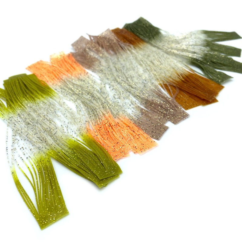 Hareline Shrimpy Crabby Legs|Brown|Dark Olive|Olive|Shrimp|Tan