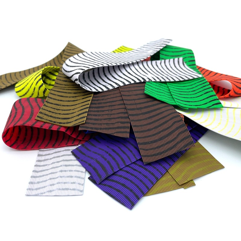 Hareline Tarantu-Leggs|Blue / Black Barred|Brown / Black Barred|Brown / Orange Barred|Dark Tan / Black Barred|Green Chartreuse / Black Barred|Orange / Black Barred|Purple / Black Barred|Red / Black Barred|Sculpin Olive / Moss Green Barred|White / Black Ba