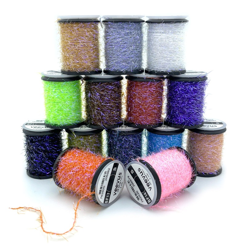 Veevus UV Body Fuzz (Small)|Black|Blue|Bright Purple|Brown Stone|Chartreuse|Clear|Copper Brown|Dun Grey|Golden Stone|Olive|Orange|Peacock|Pink|Tan