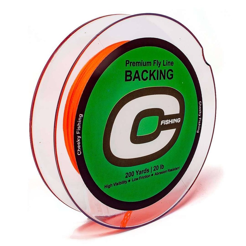 CHEEKY Fly Line Backing|Orange|Green|Blue|FL. Light Pink|Purple UV|20||30