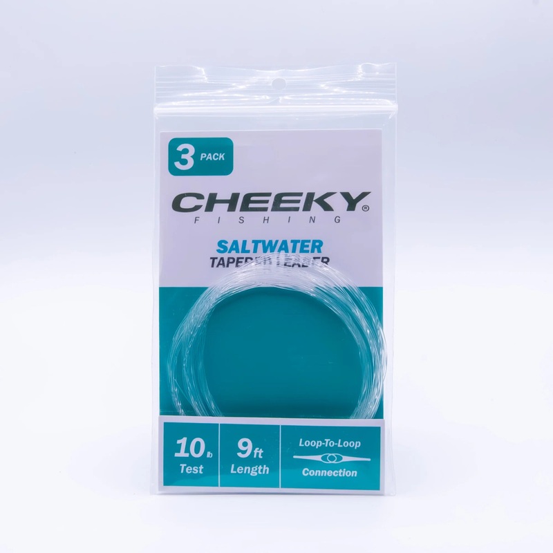 CHEEKY Saltwater Leader|Select Size|10LB 3-PACK|12LB 3-PACK|16LB 3-PACK|20LB 3-PACK|30LB 3-PACK