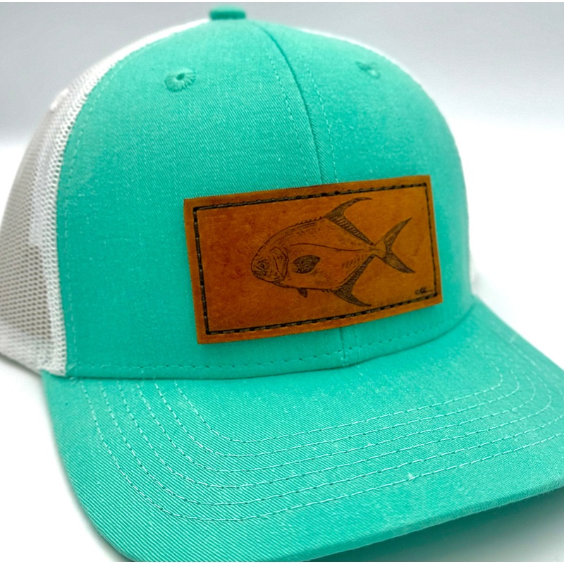 Performance Trucker Hat – Permit Leather Patch