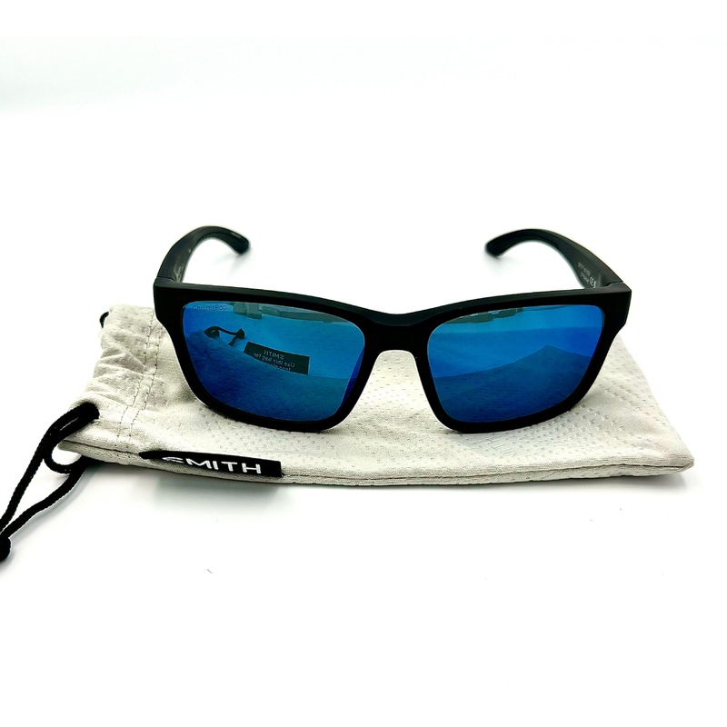 Smith Optics – Basecamp|Select Color|Matte Black | ChromaPop Polarized Blue Mirror