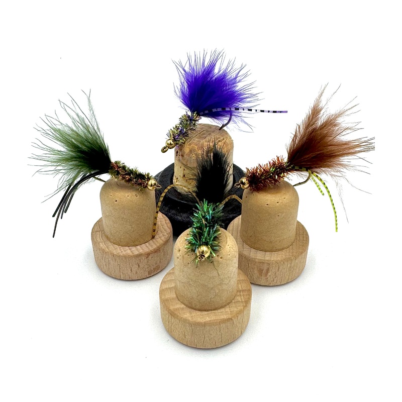 Crystal Bugger|Black|Rust|Olive|Purple UV||2||4||6