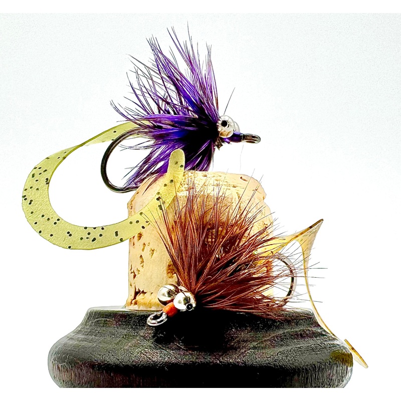 Grub Tailed Magues|Purple|Brown