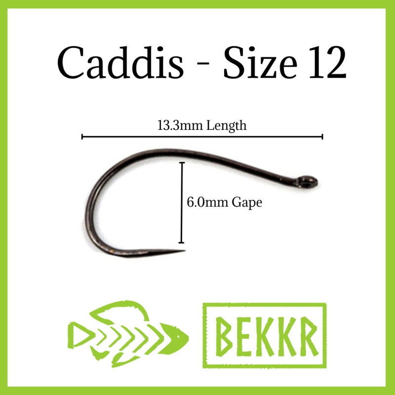 BEKKR – Caddis Pupa Hook|12|14|16|18