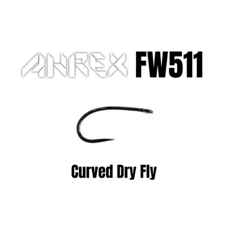 AHREX – FW511 – Curved Dry Fly Hook