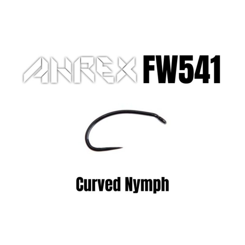 AHREX – FW541 – Curved Nymph Hook