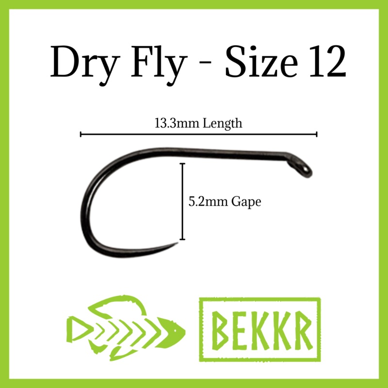 BEKKR – Dry Fly Hook|12|14|16|18|20