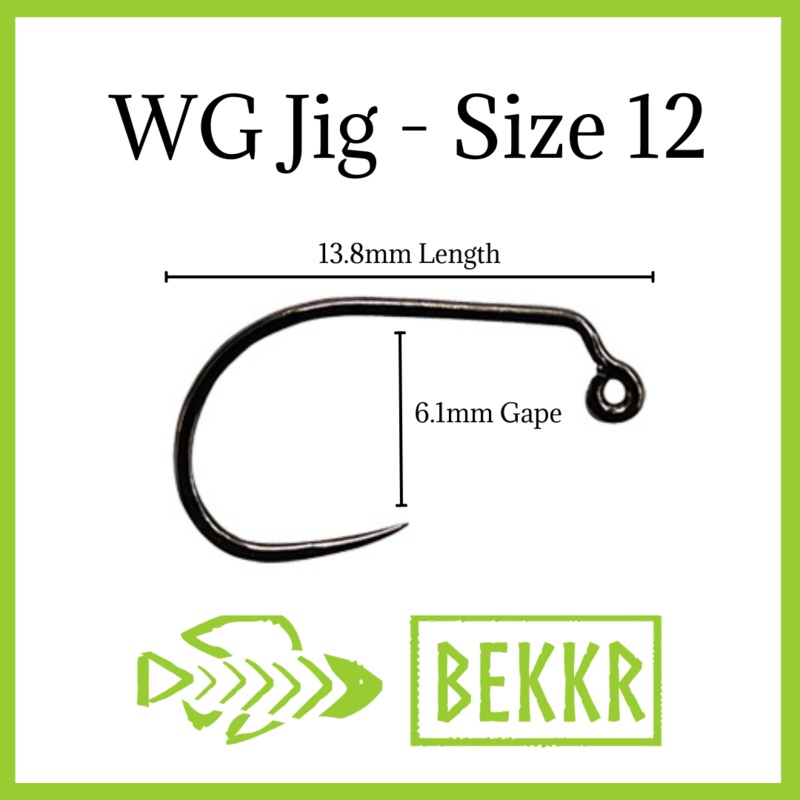 BEKKR – Wide Gape Jig Hook|12|14|16|18|20