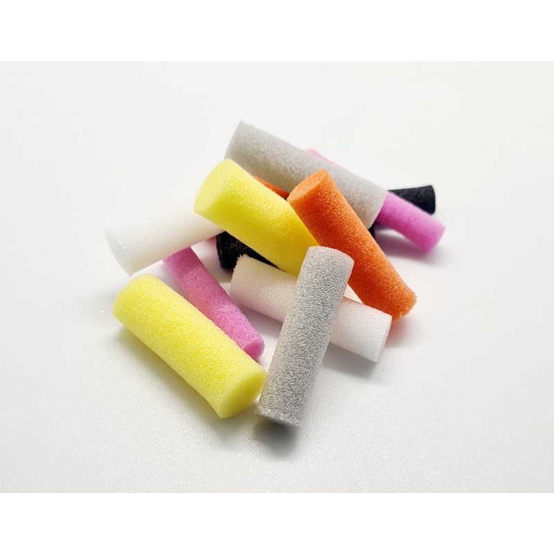 Foam Cylinders 3.5mm|Orange|Yellow|Black|Red|White|Silver