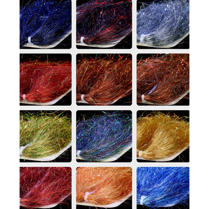 Sybai Blend Angel Hair|Blue Black|Bright Gold|Copper Brown|Deep Crimson|Deep Dark Space|Deep Silver|Fiery Brown|Golden Olive|Red|Red Black|Red Gold|Royal Blue|Purple Brown