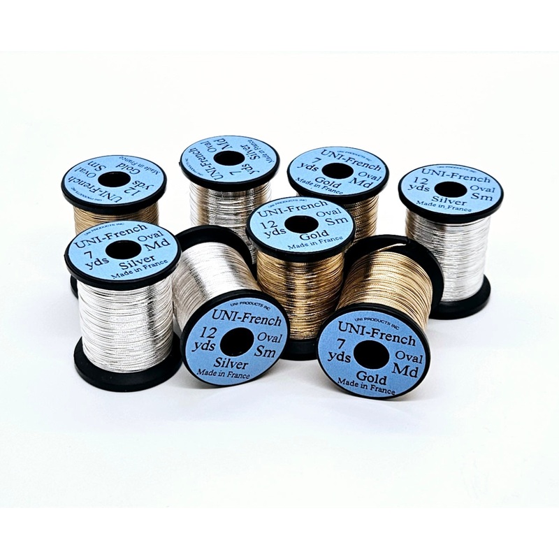 Uni French Oval Tinsel|Silver|Gold|Small|Medium