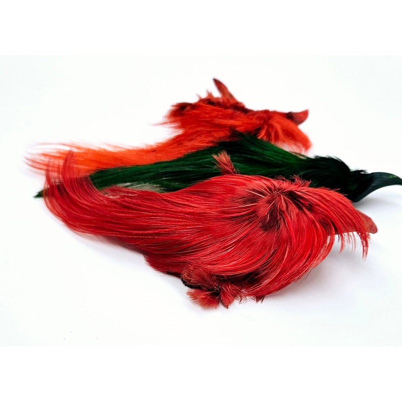 Shor Fishing – Golden Pheasant Crest Dyed & Natural