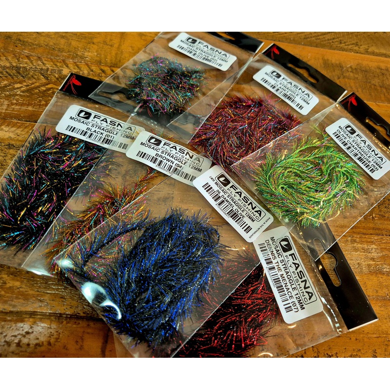 Fasna Fly Fishing 12mm Mosaic Straggle Fritz