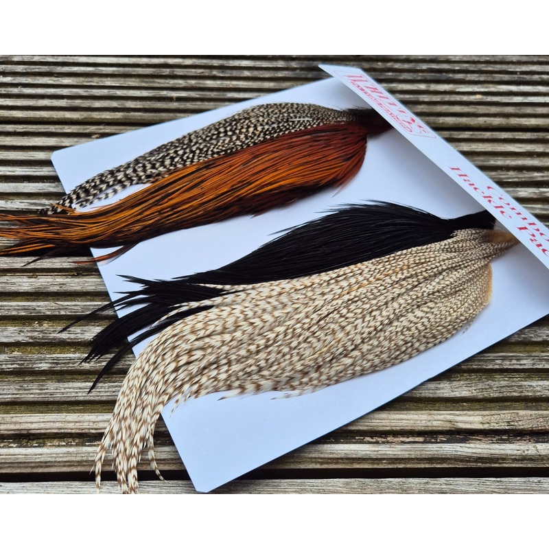 Whiting Farms Introductory Hackle Pack – Four Half Capes