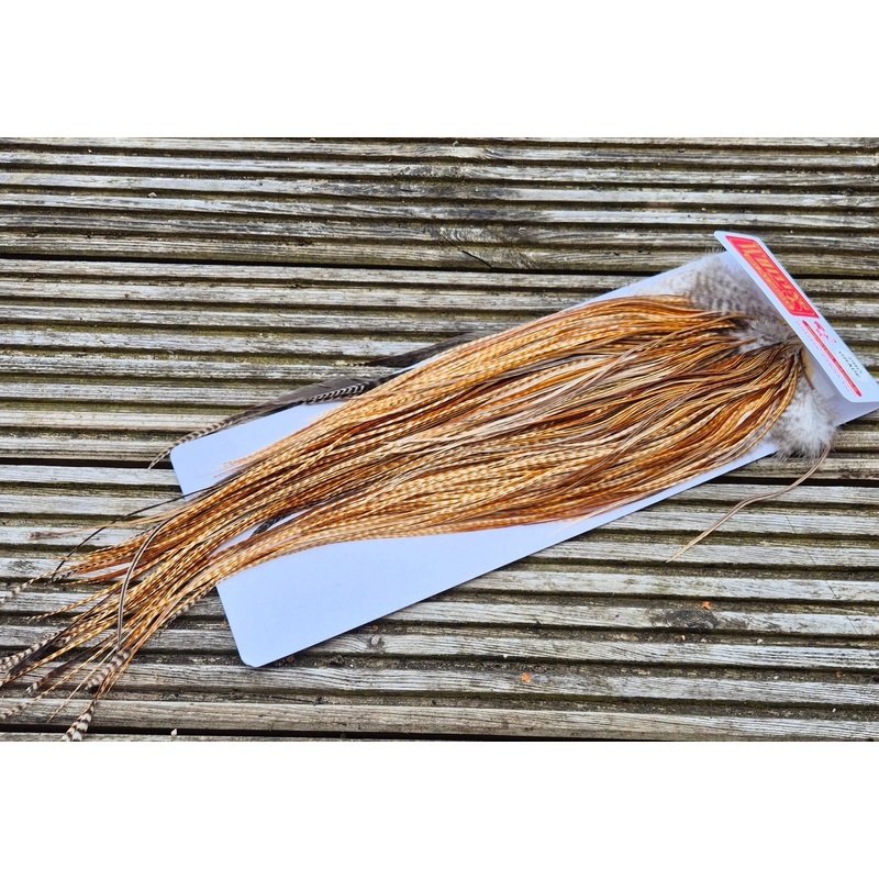 Whiting Farms – Pro Grade Midge Saddle – Barred Medium Ginger 2