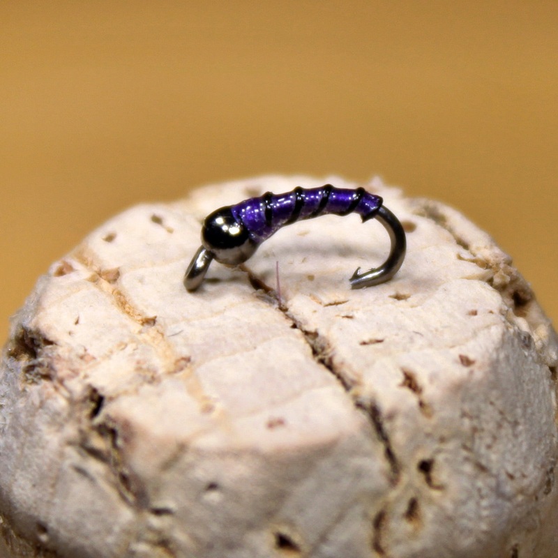 Zebra Midge|Purple|Red|Black|16|18|20