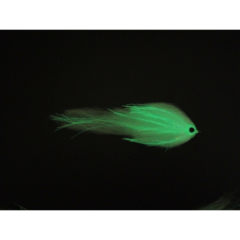 3D Weedless Glow Baitfish|4-1/2″|6″|8″|White